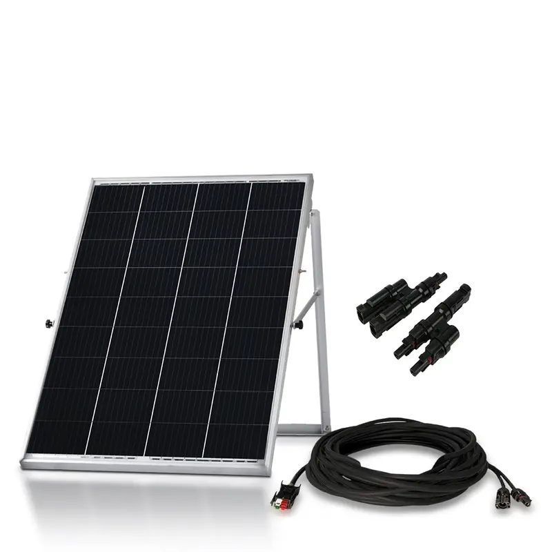 Nature'S Generator Power Panel With 50Ft Cable And Mc4 Branch Connector 1