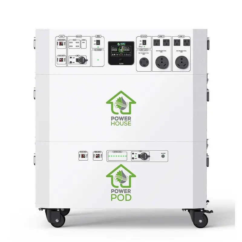Nature'S Generator Powerhouse And Lithium 3600 Power Pod Bundle 1