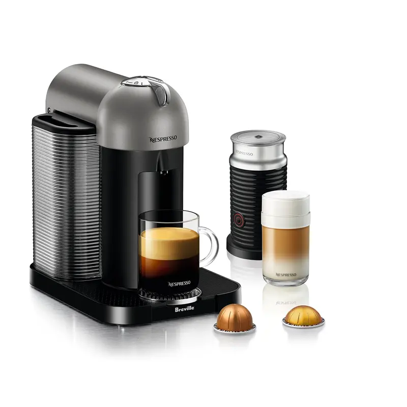 Nespresso Vertuo Bundle – Titan Espresso & Coffee Machine With Aeroccino Milk Frother By Breville 1