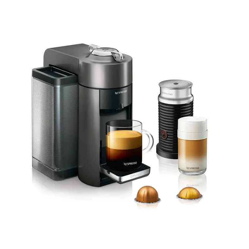 Nespresso Vertuo Evoluo Ae Edition – Titan-Finished Smart Coffee & Espresso System 1