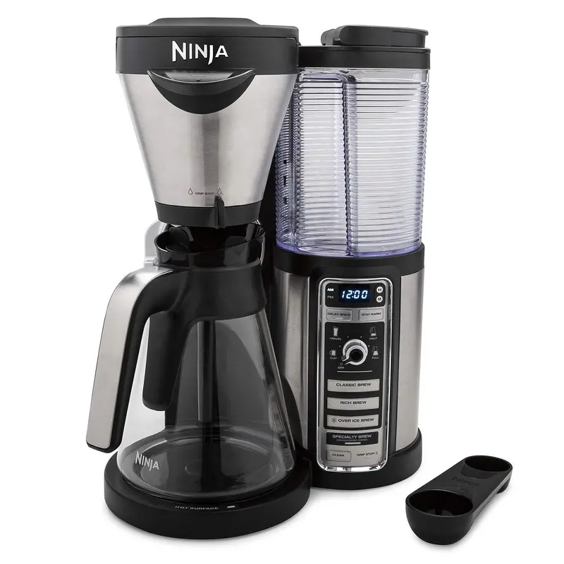 Ninja Cf081 Coffee Bar Brewer – Renewed Glass Carafe Model With Brew Flex Options 1