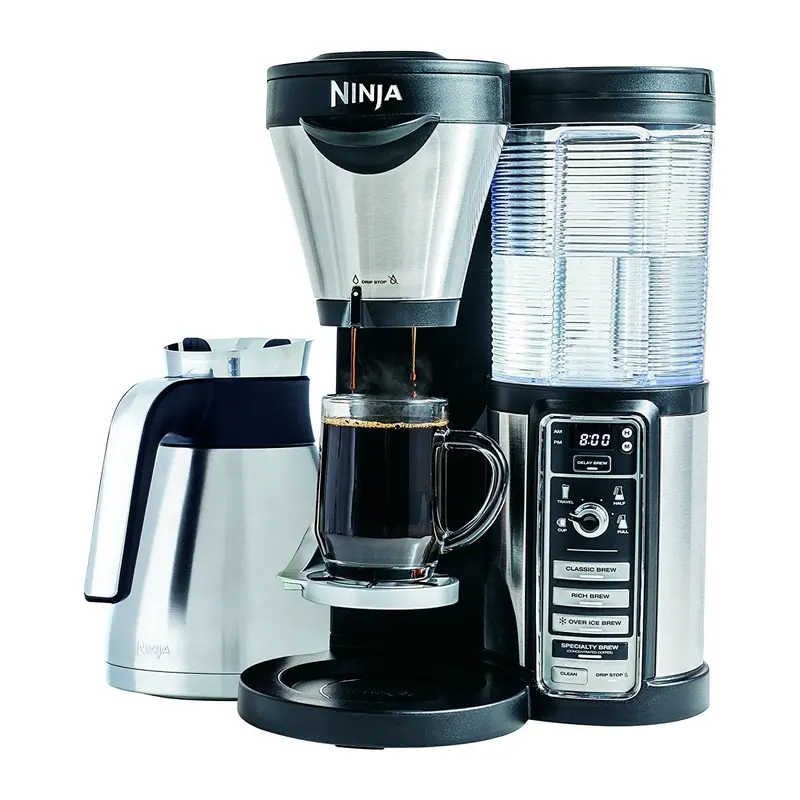 Ninja Cf087 Coffee Bar System With Thermal Carafe & Auto-Iq One-Touch Brewing (Renewed) 1