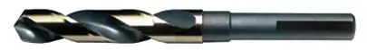 Norseman 17/32 Inch Silver & Deming Drill Bit – 135° Split Point, 1/2 Inch 3-Flat Shank (12-Pack) 1