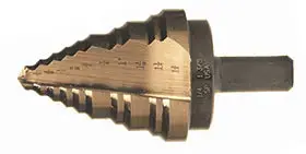 Norseman Multi-Diameter Step Drill Bit – 1/4 To 1 Inch, 3-Flatted Shank (6-Pack) 1