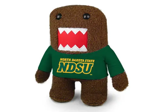 North Dakota State University Mascot Plush - Domo Design 1