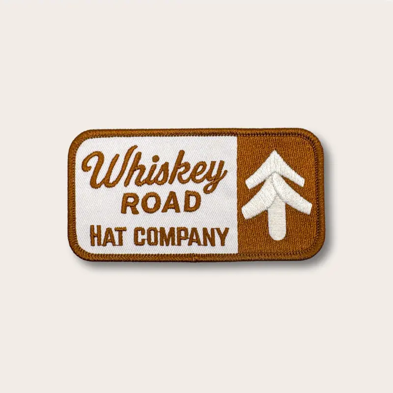 Northern Pines Embroidered Patch – Brown 1