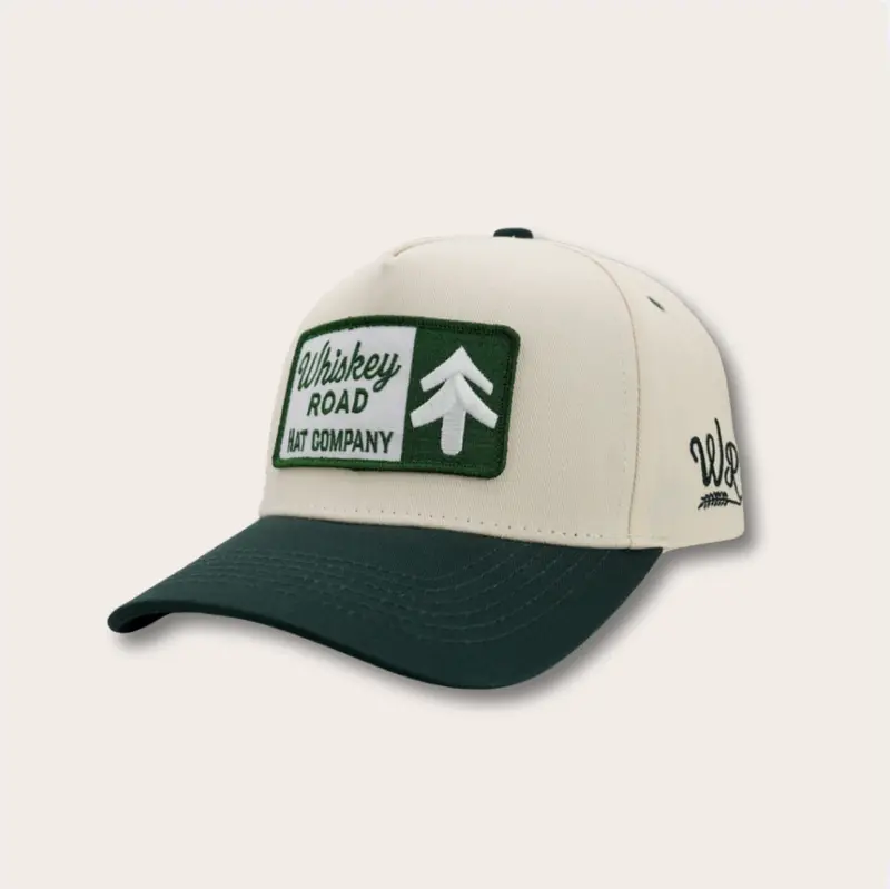 Northern Pines Woven Patch – Forest Green Variant 1