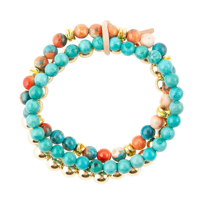 Ocean-Themed Jade Bracelet Collection 1