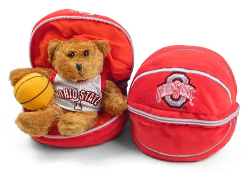 Ohio State Buckeyes 8-Inch Zipper Basketball 1