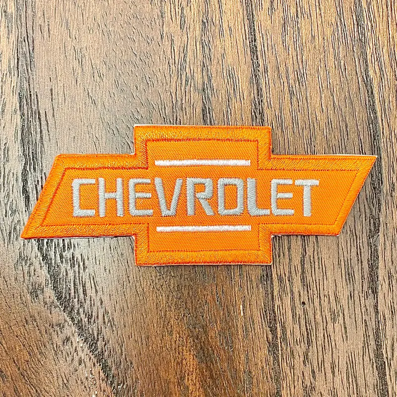 Orange Chevrolet Bowtie Decal 1