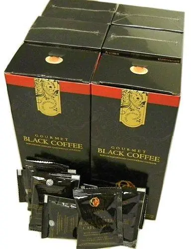 Organo Gold Gourmet Black Coffee – 4-Box Value Pack (120 Individually Wrapped Sachets) 1