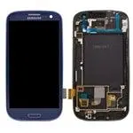 Original Samsung Galaxy S3 Lcd Display With Touch Digitizer And Frame – T999/I747 (Blue) 1