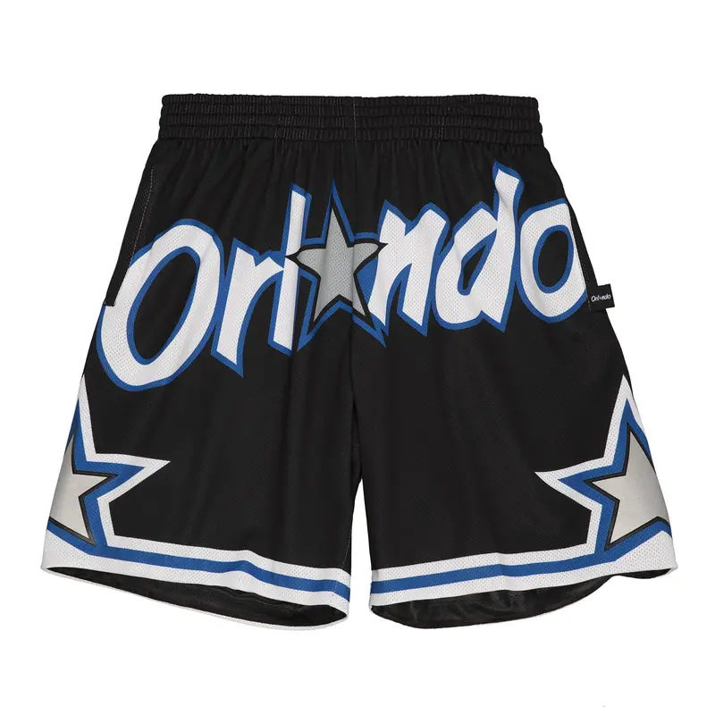 Orlando Magic Blown Out Mesh Shorts By Mitchell & Ness – Black 1