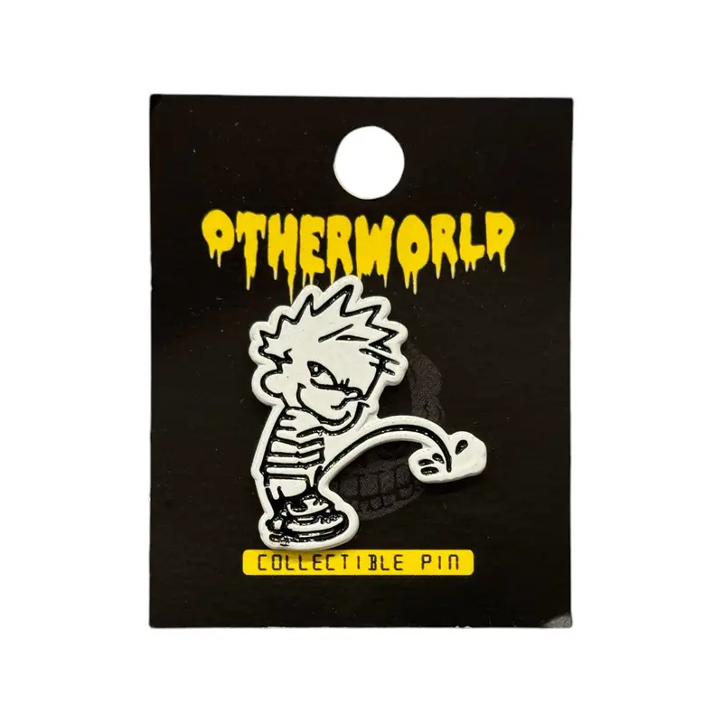 Otherworld Pissed On Satirical Enamel Pin 1