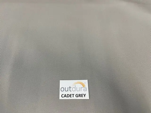 Outdura Cadet Gray 54" High-Performance Outdoor Fabric – Uv & Fade Resistant 1