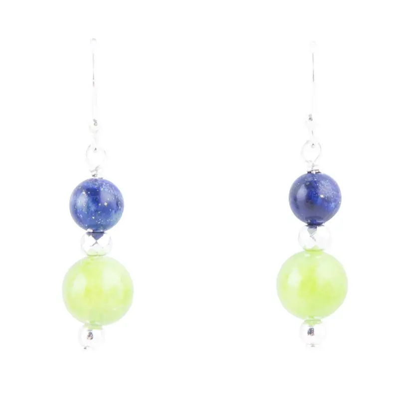 Oxford-Inspired Geometric Drop Earrings 1
