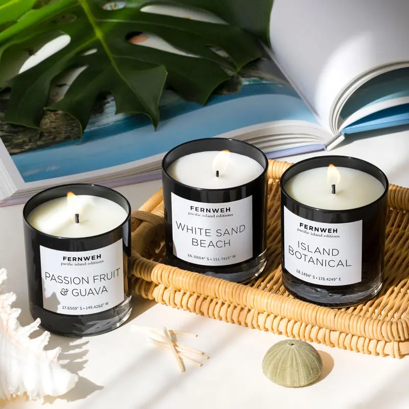 Pacific Islands Tropical Scented Candle Bundle 1