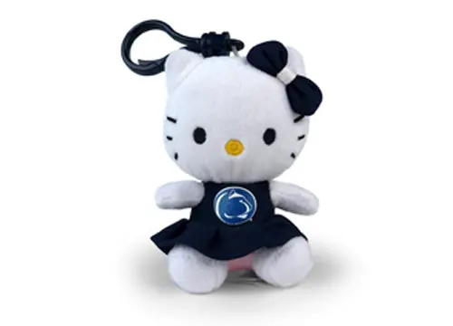 Penn State University Hello Kitty Keychain – 4-Inch Nittany Lion-Themed Gift 1