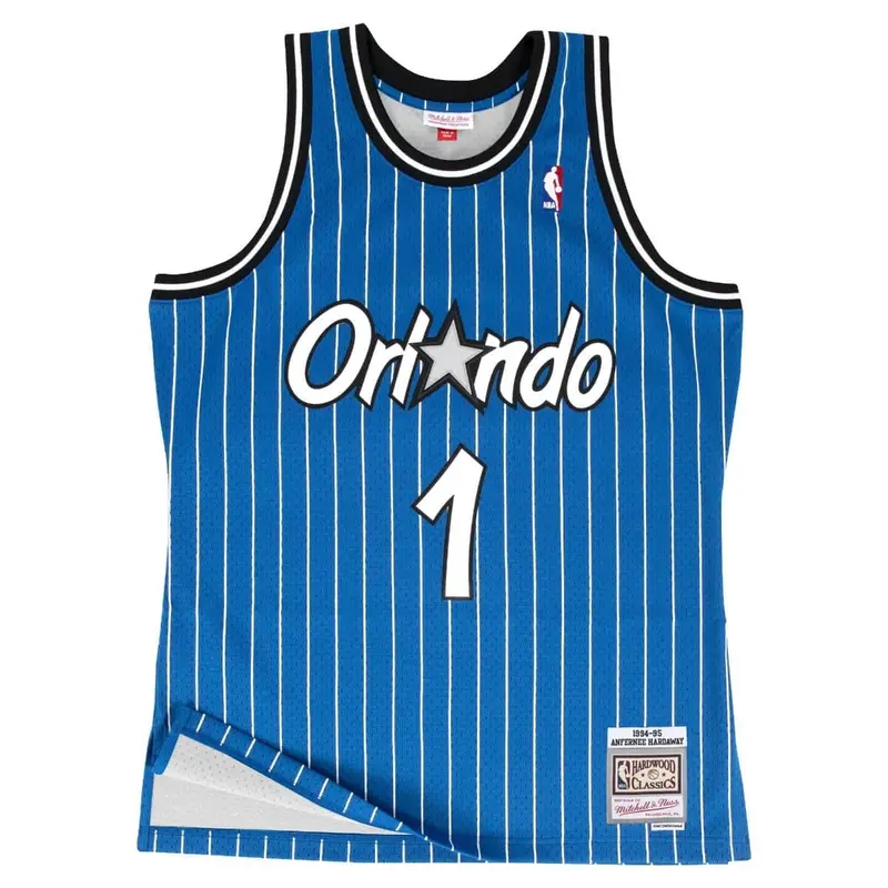 Penny Hardaway Orlando Magic Mitchell & Ness Blue Hardwood Classics Swingman Jersey 1