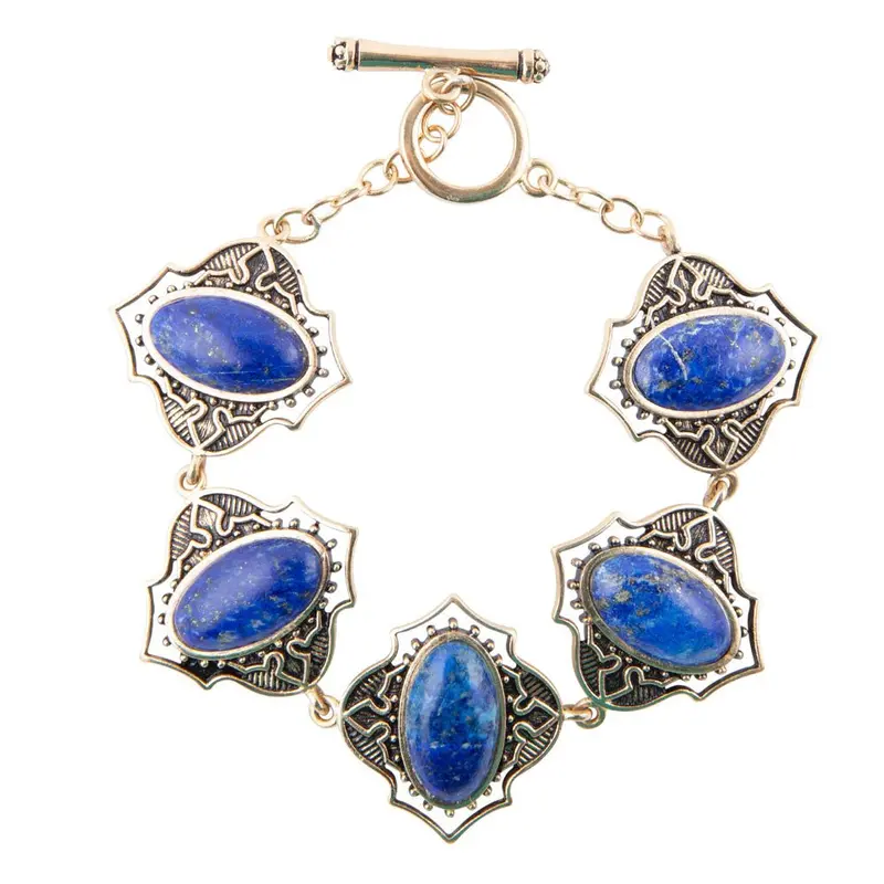 Phantom Lapis Lazuli Bracelet With Toggle Clasp 1