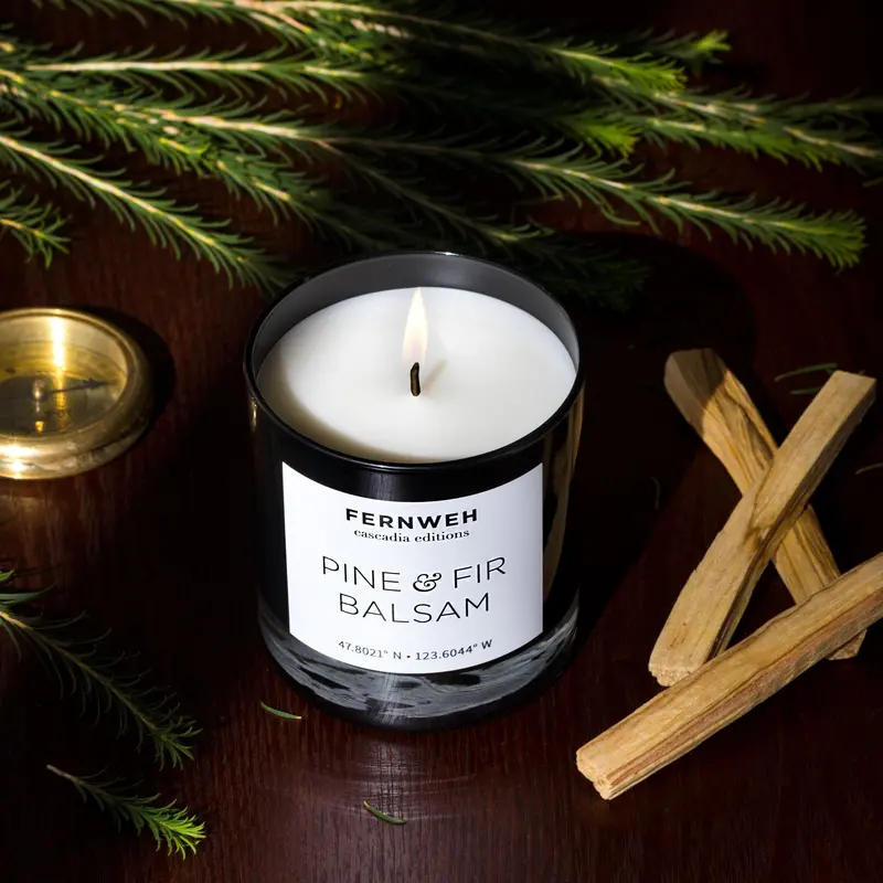 Pine & Fir Balsam Natural Soy Candle 1