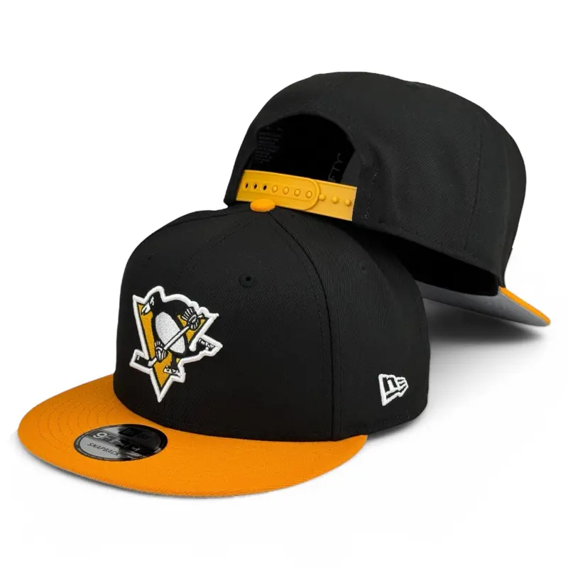 Pittsburgh Penguins Black & Yellow Snapback – New Era 9Fifty 1