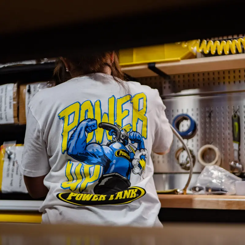 Power Up! Candy Blue T-Shirt 1
