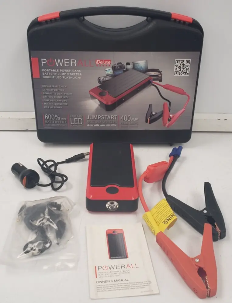 Powerall Plj1000 Portable Lithium Jump Starter With Air Compressor 1