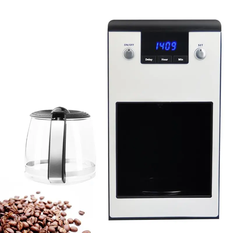 Powerdof Programmable Glass Carafe Coffee Maker With Digital Timer & Auto-Shutoff 1