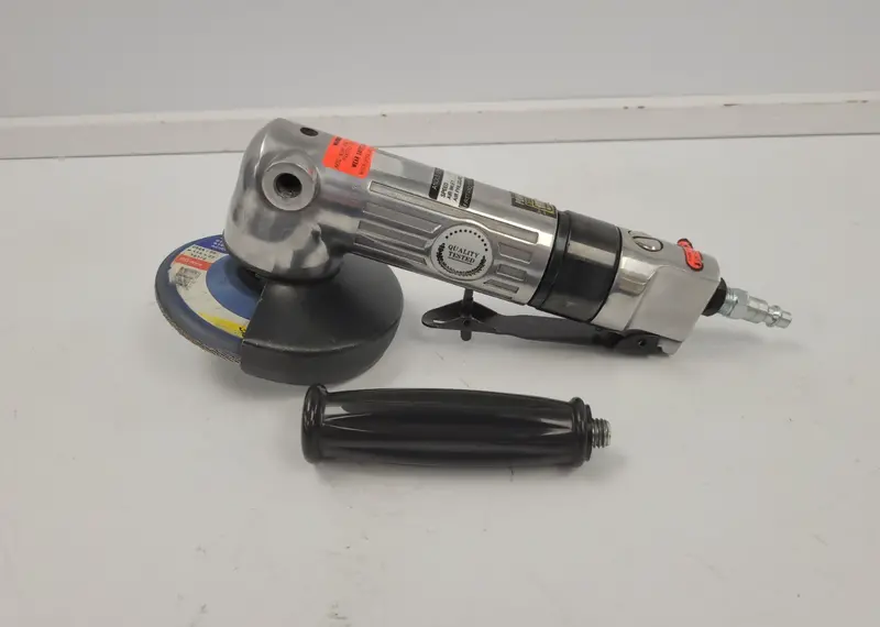 Powerfist Pag500 5-Inch Pneumatic Angle Grinder With 1/4-Inch Arbor 1