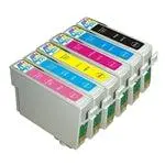 Premium Remanufactured 6-Color Epson T098 & T099 Ink Kit – Includes Light Cyan & Light Magenta 1