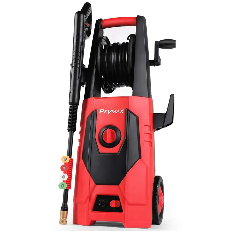 Prymax 3000 Psi 1.8 Gpm Electric Car Pressure Washer With Hose Reel & Quick-Change Nozzles 1