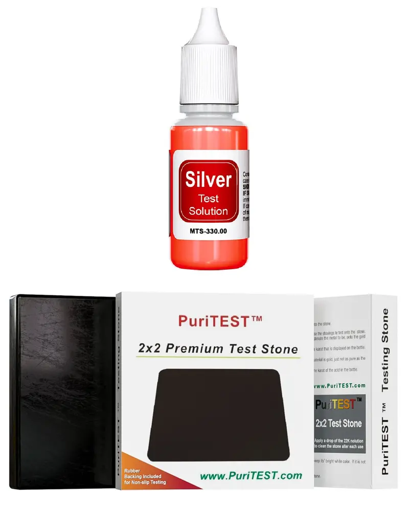 Puritest Silver Verification Kit – Accurate .999 Fine & .925 Sterling Scrap Testing 1
