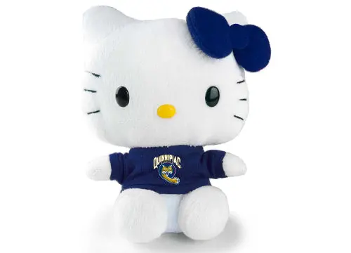 Quinnipiac University Hello Kitty Soft Toy – 6-Inch Campus-Celebration Plush 1