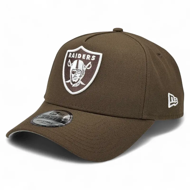 Raiders A-Frame Snapback – Walnut 1