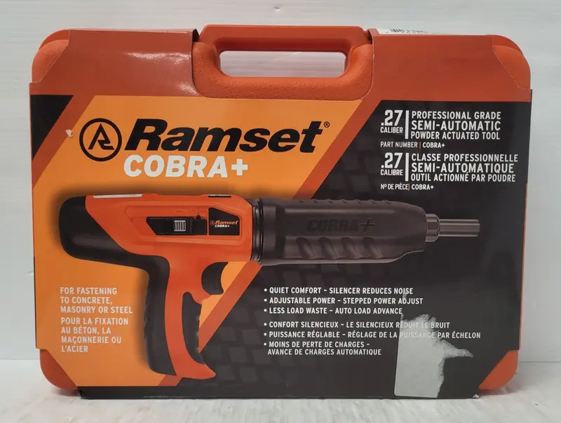 Ramset Cobra+ Powder-Actuated Fastening Tool – Heavy-Duty Concrete Anchor System 1