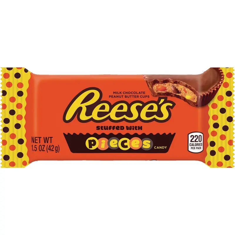 Reese'S Pieces Big Cup King Size Chocolate Bar – 2.8 Oz Peanut Butter & Candy-Coated Chocolate 1