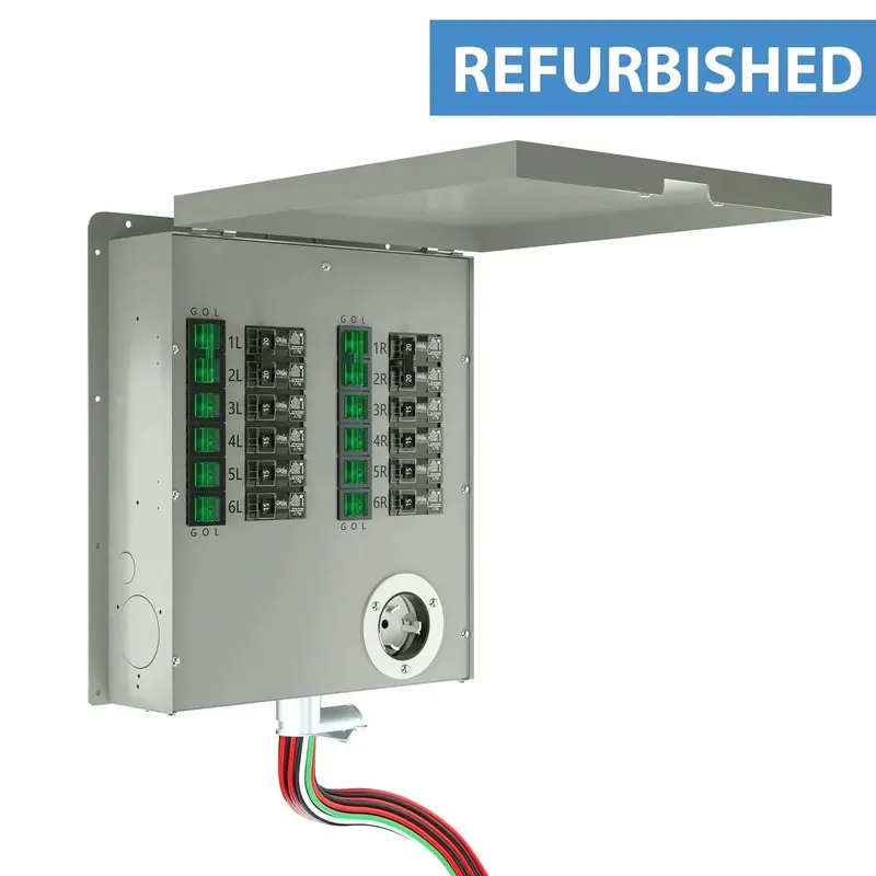 Refurbished 12-Circuit Power Transfer Kit – 120/240V, 50A 1