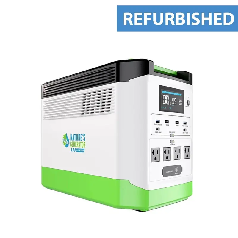 Refurbished Nature'S Generator Lithium 1800 Portable Power Station 1