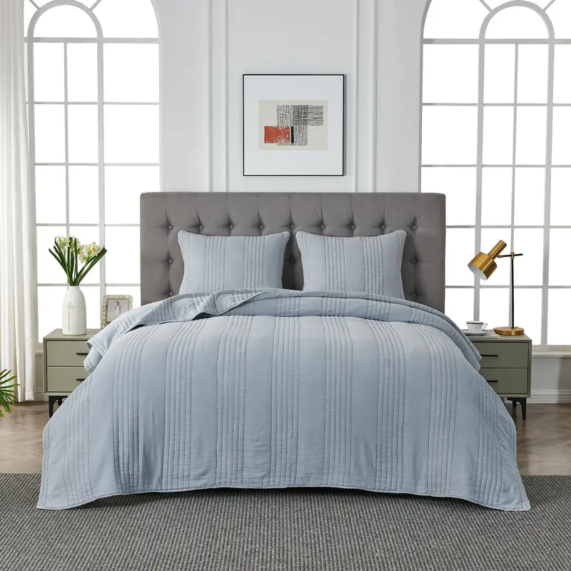 Relaxed Stonewashed Cotton Quilt Cover Set 1