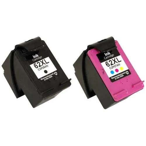 Remanufactured Hp 62Xl Ink Combo – High-Yield Black (C2P05An) And Color (C2P07An) Cartridges 1
