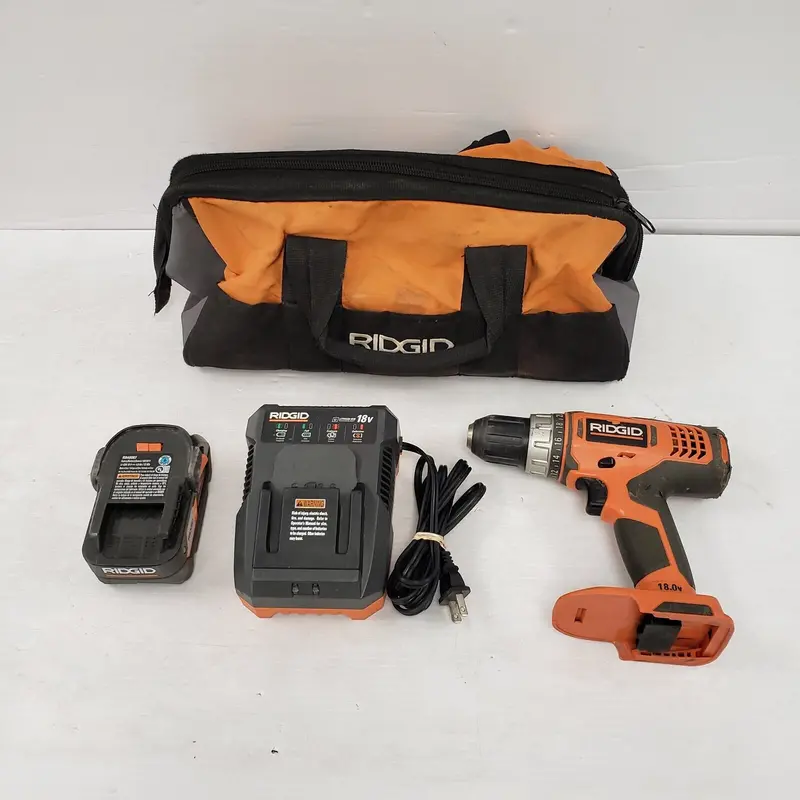 Ridgid R86005 Variable-Speed Drill – 3/8" Keyless Chuck, Ergonomic Grip, Model 54179-2 1