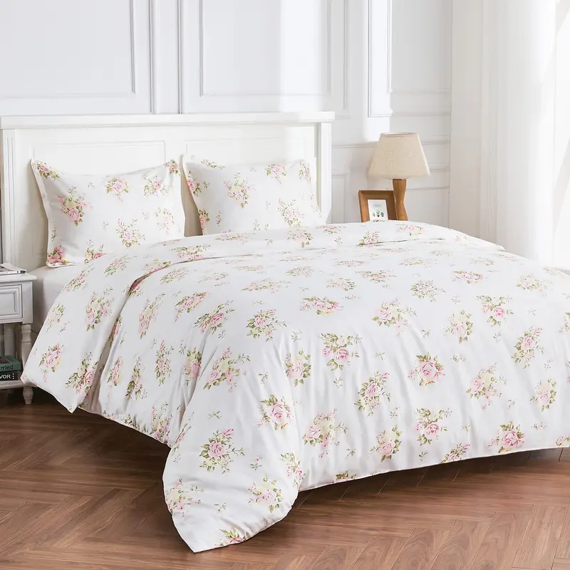 Rose Bouquet Themed Duvet Cover Set 1