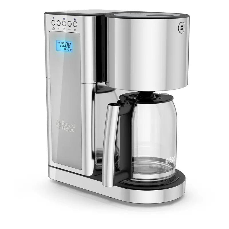 Russell Hobbs 8-Cup Glass Coffeemaker In Silver & Stainless Steel (Cm8100Gyr) 1