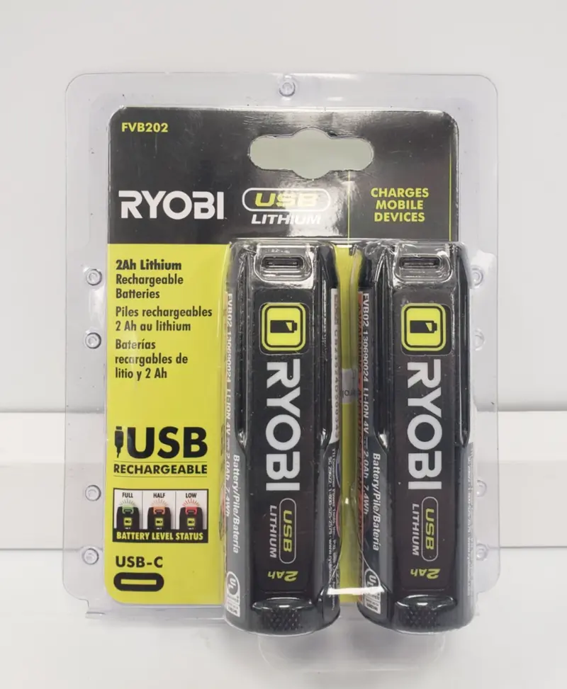 Ryobi Fvb202 Dual 4V 2Ah Compact Batteries For Mini Tools 1