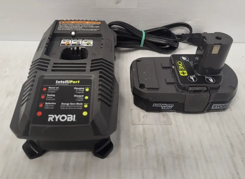 Ryobi One+ P118 Dual-Voltage Battery Charger – For 18V And 40V Lithium Batteries, N94783-3 1