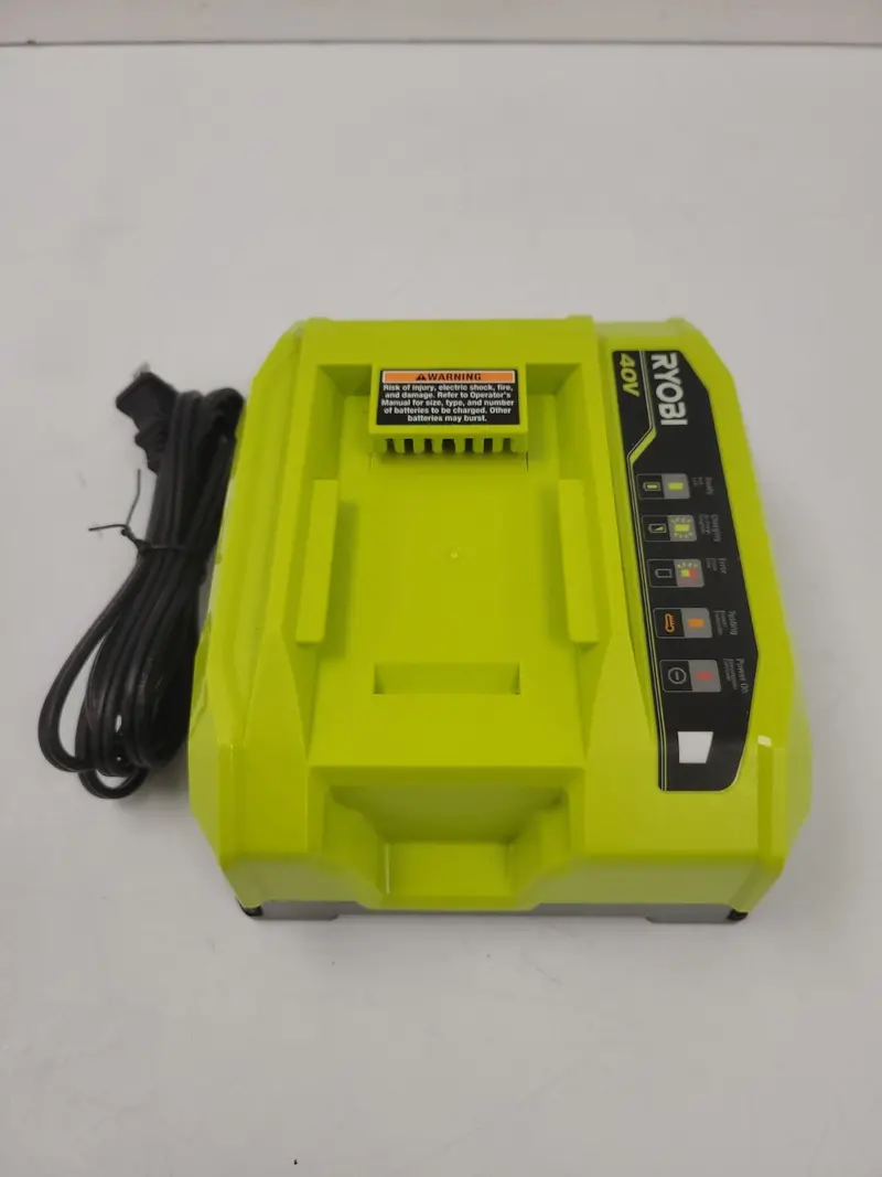 Ryobi Op406Vnm One+ 18V Lithium-Ion Battery Charger – Fast Charging For All P100 Series Batteries 1