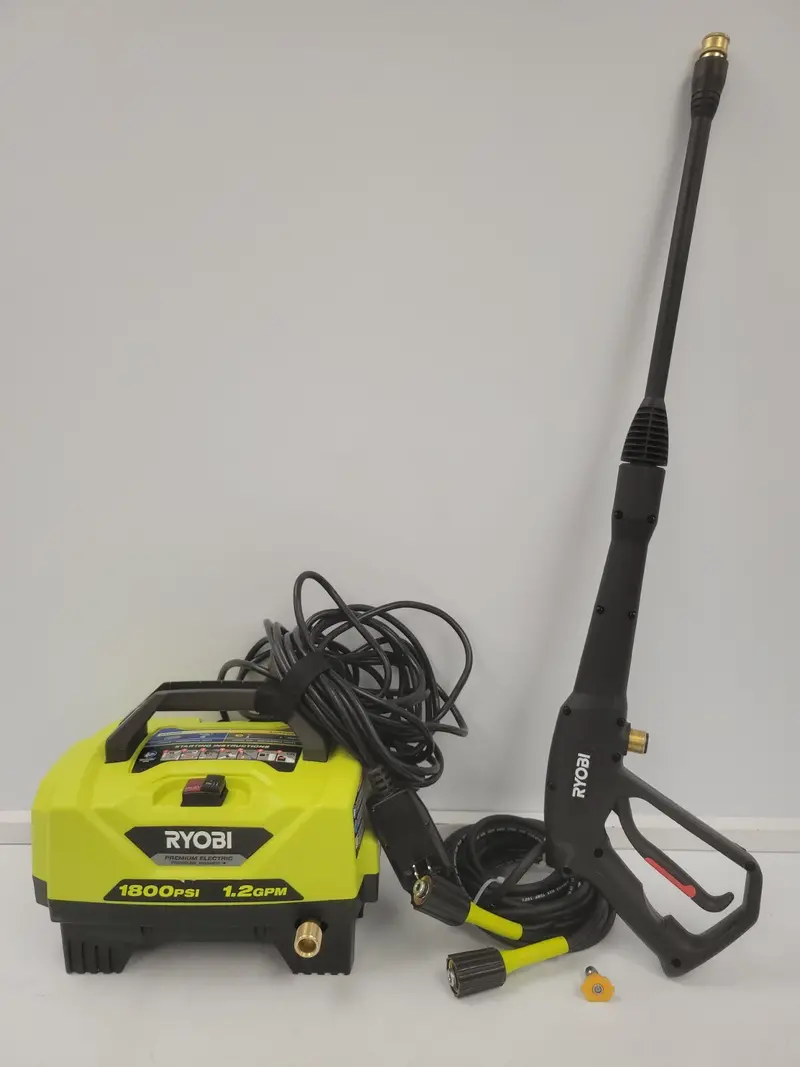 Ryobi Rym1802Vnm 1800 Psi Electric Pressure Washer – Model 91068-1 1