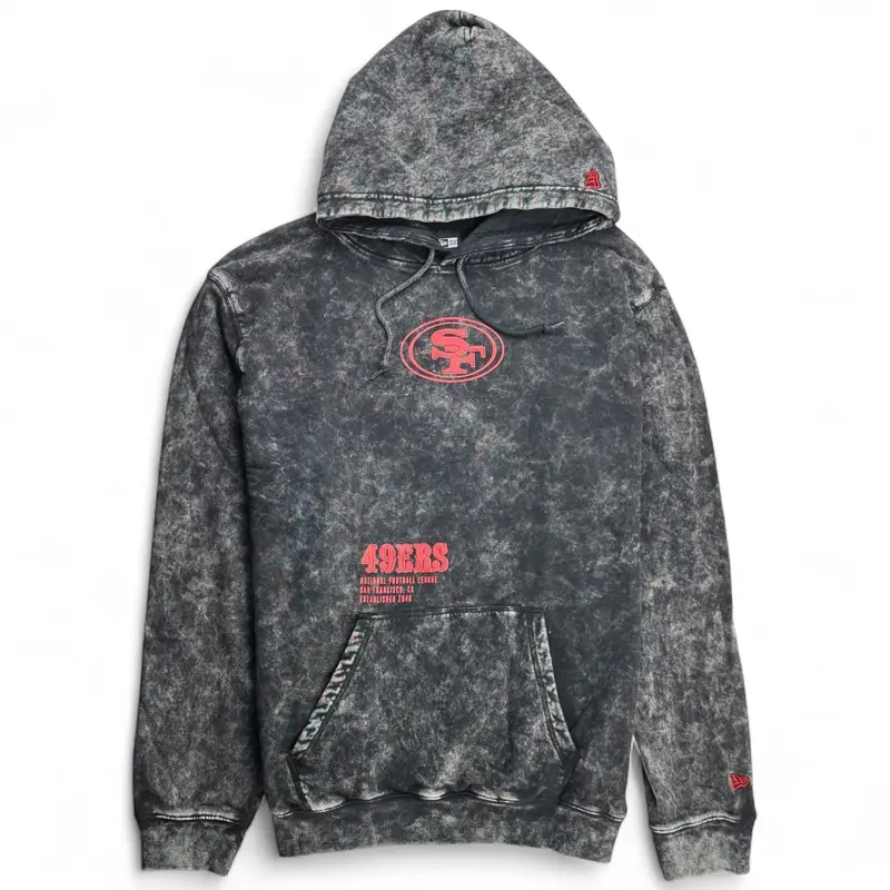 San Francisco 49Ers Sport Classics Washed Hoodie – Black 1