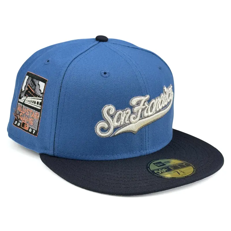 San Francisco Giants Rushmore In The Bay Indigo Blue & Navy 59Fifty Fitted Hat 1